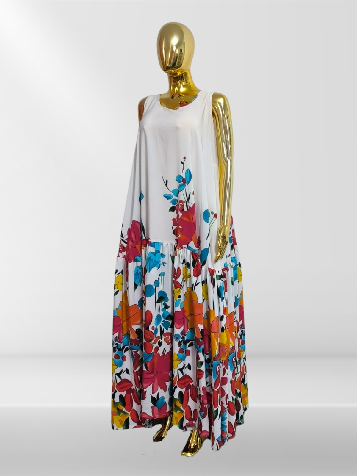Robe Blanche fleurie