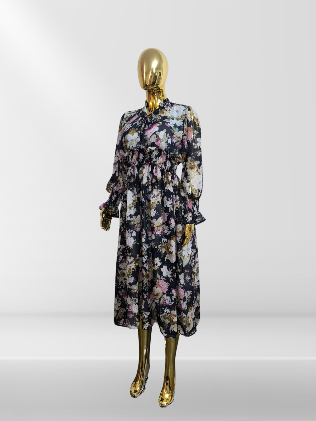 Robe colorée - motif fleurie