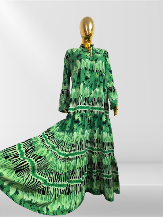 Robe longue Verte