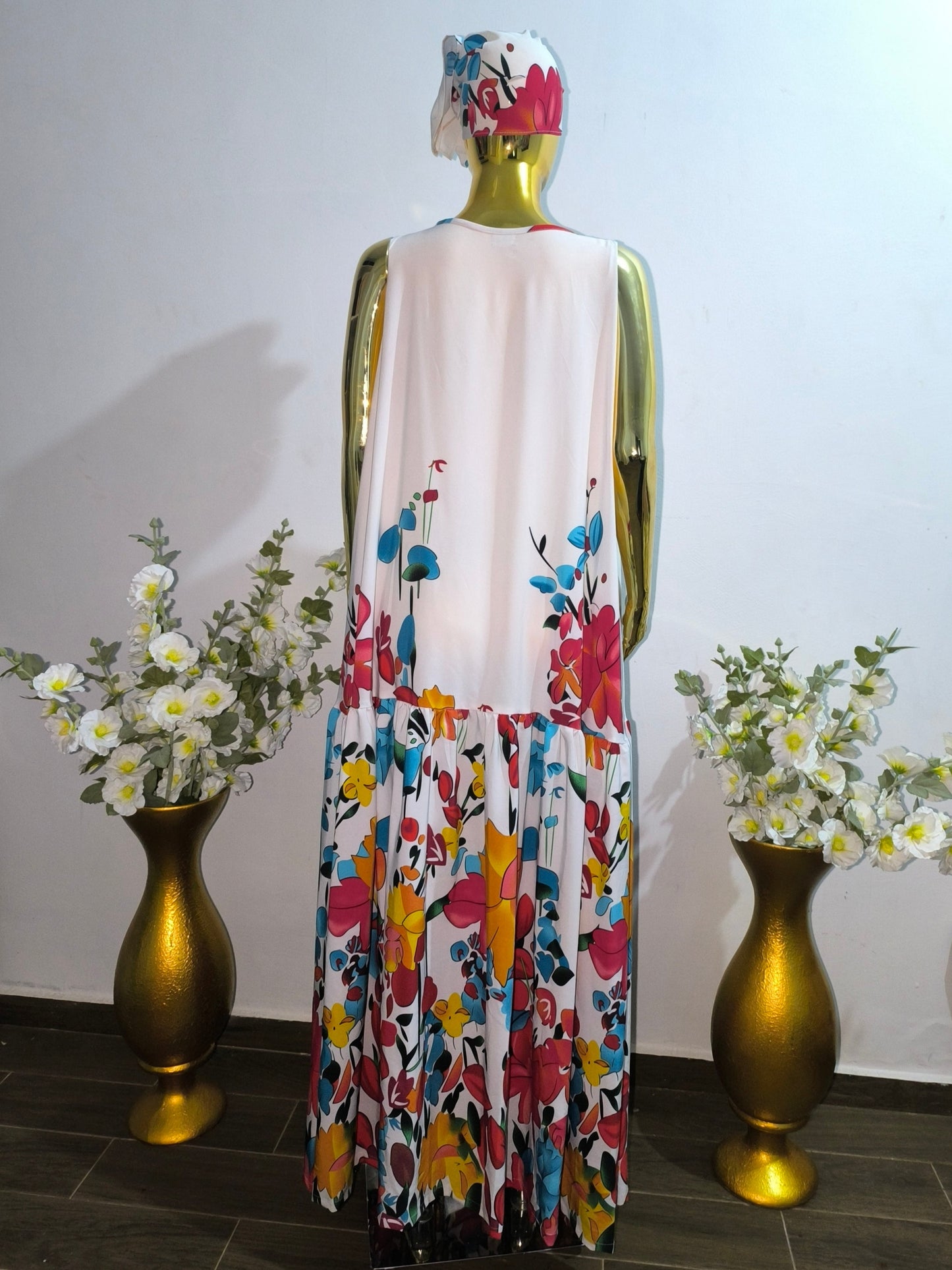 Robe Blanche fleurie