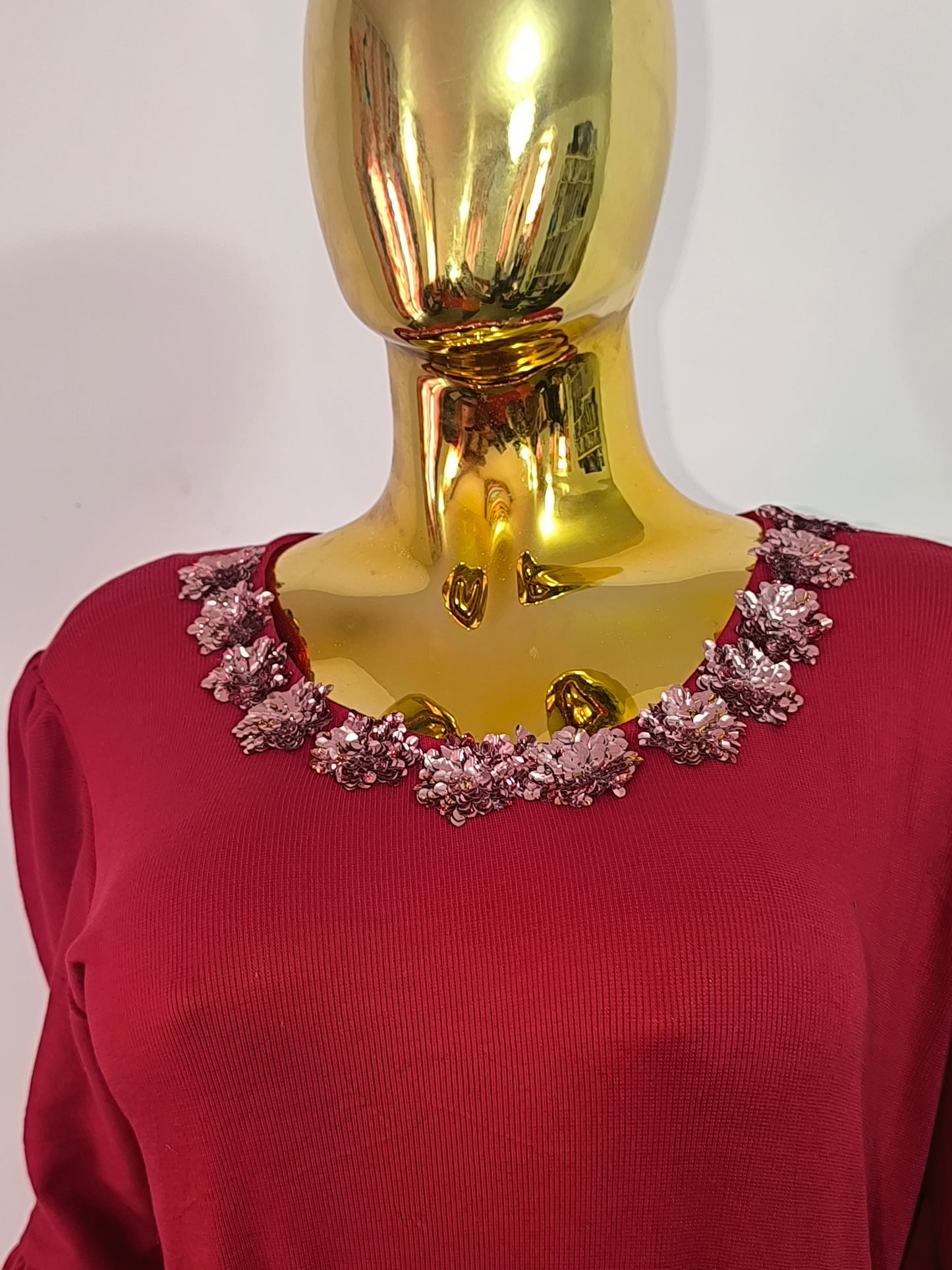 Magnifique robe rouge glamour taille 44, 46