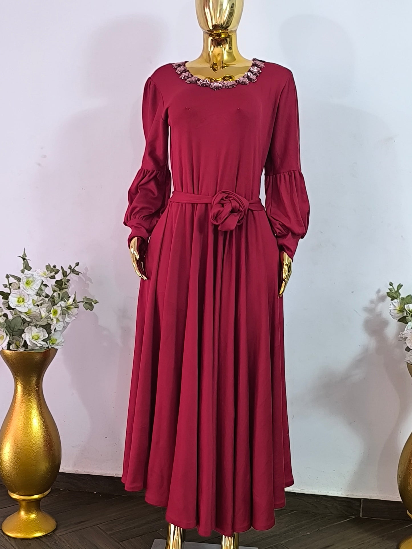 Magnifique robe rouge glamour taille 44, 46