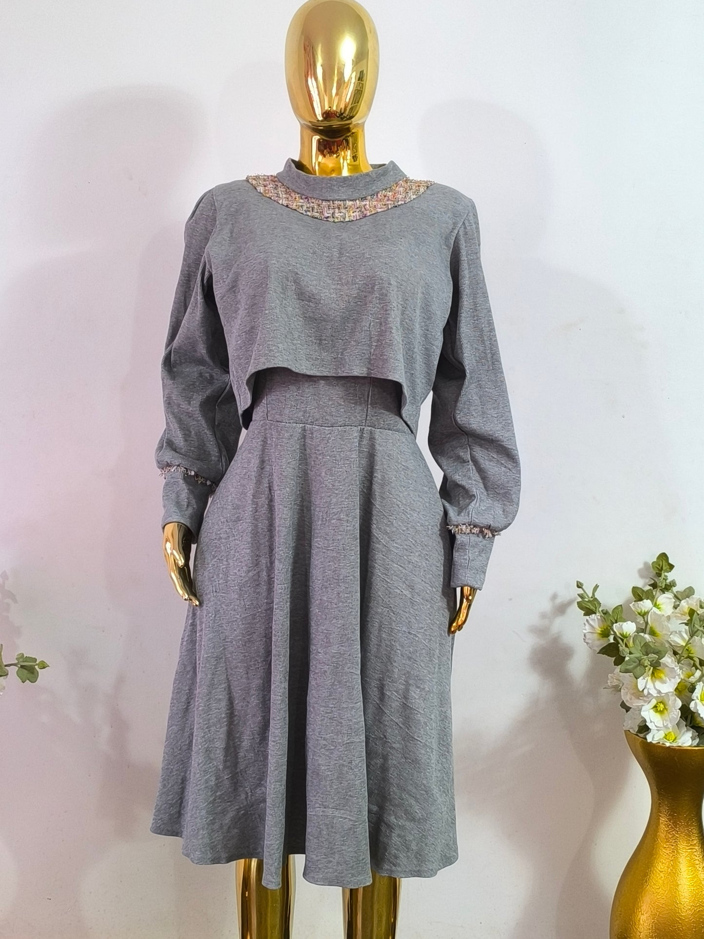 Magnifique set robe+pull taille 42, 44