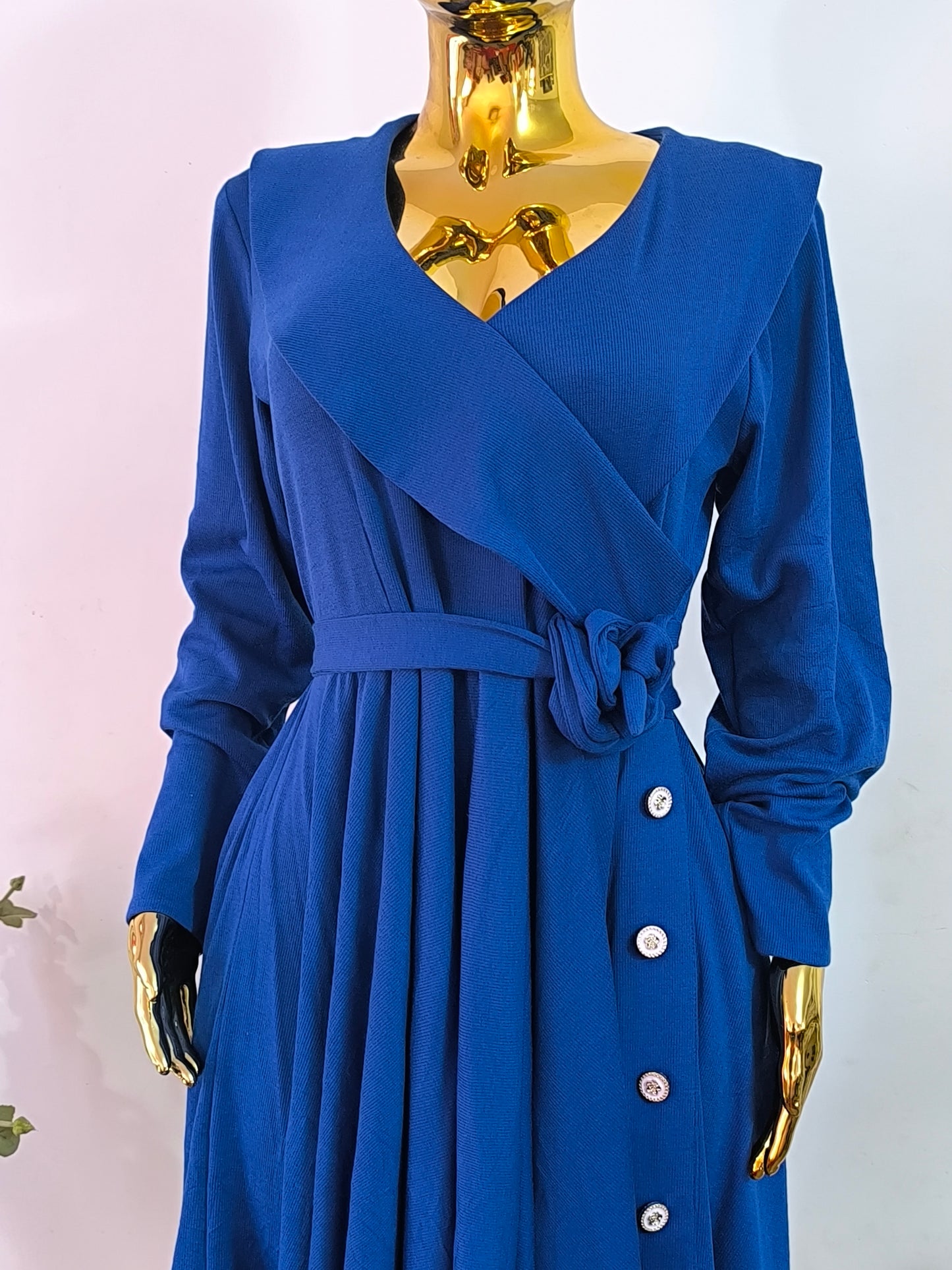 Magnifique robe bleue glamour taille 44, 46