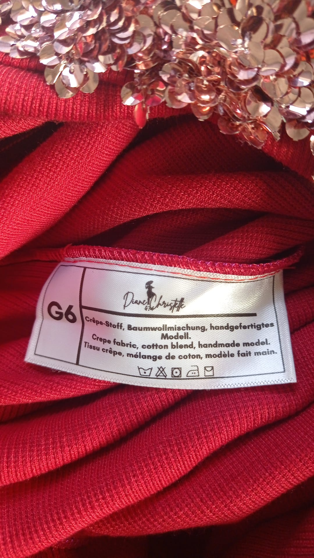 Magnifique robe rouge glamour taille 44, 46