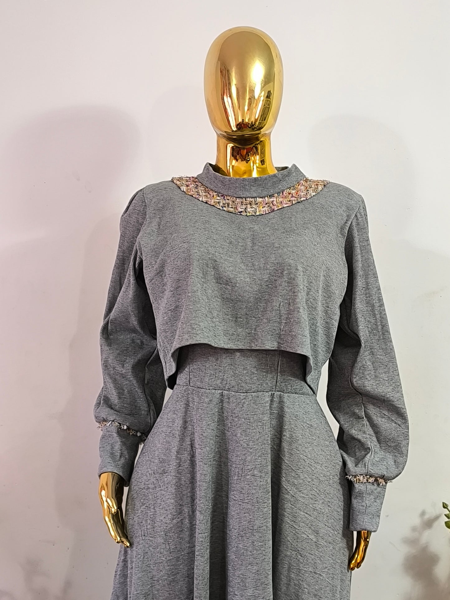 Magnifique set robe+pull taille 42, 44