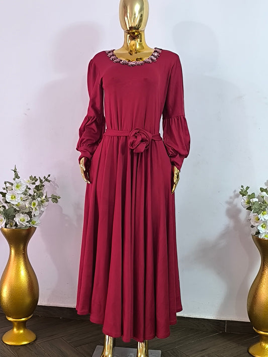 Magnifique robe rouge glamour taille 44, 46