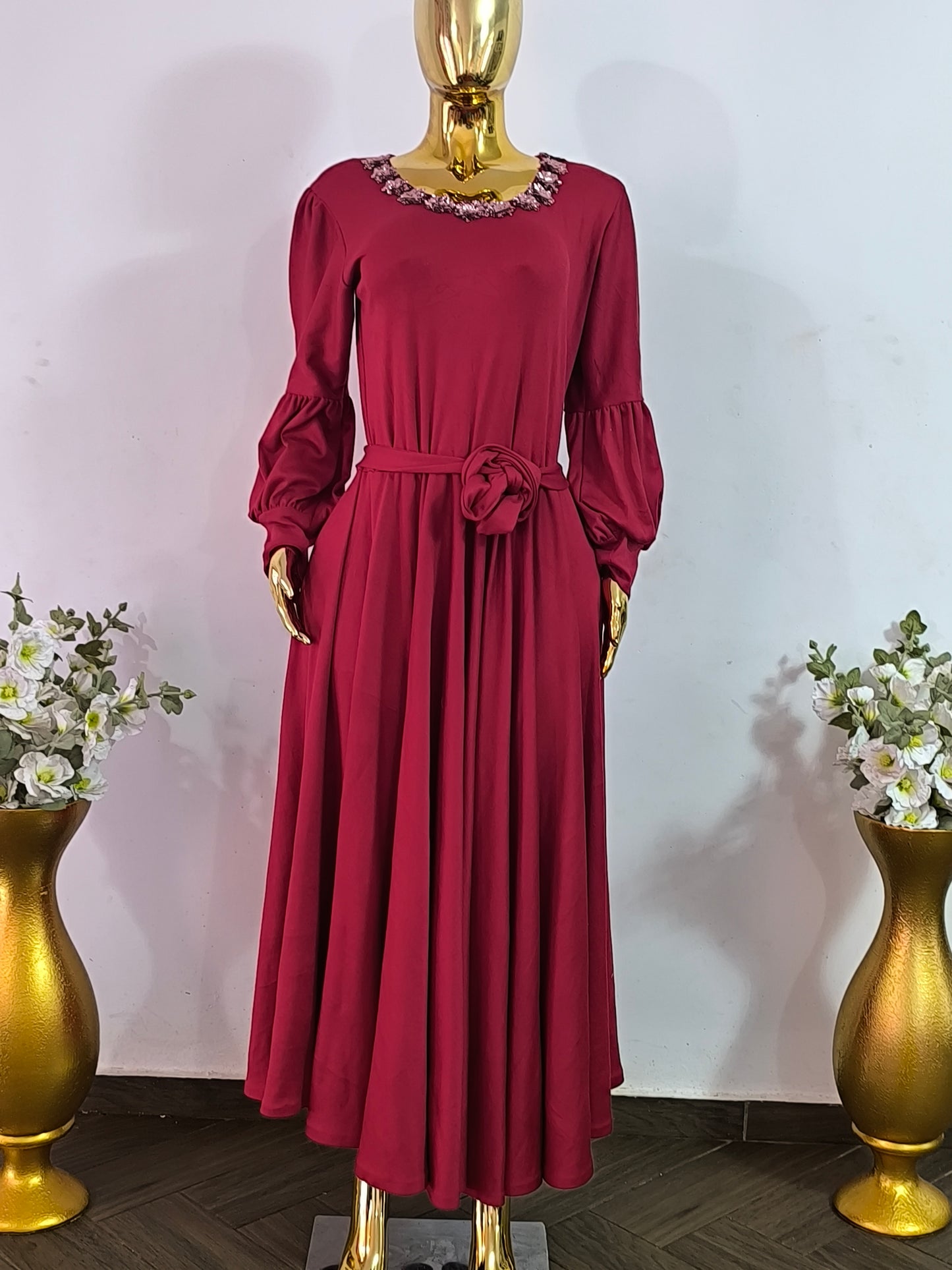 Magnifique robe rouge glamour taille 44, 46
